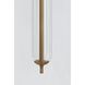 Blaze LED 21.25 inch Patina Brass Exterior Wall Sconce